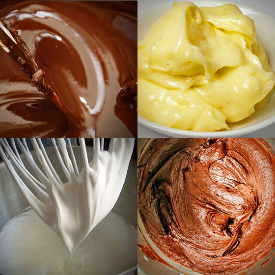 Cremas y rellenos para vuestras creaciones