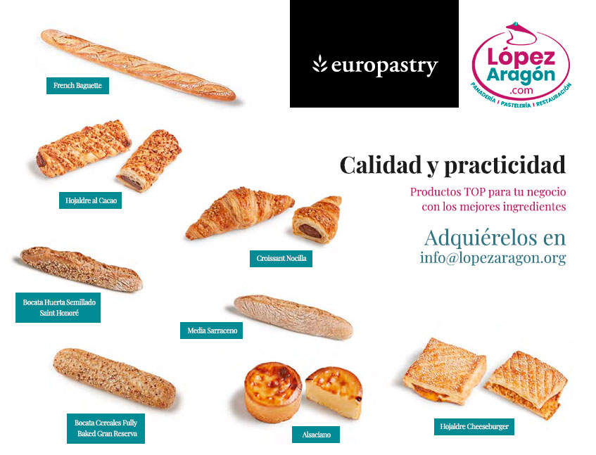 Productos de Europastry. Lopez Aragón